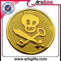 Wholesale cheap custom toy pirate gold coins